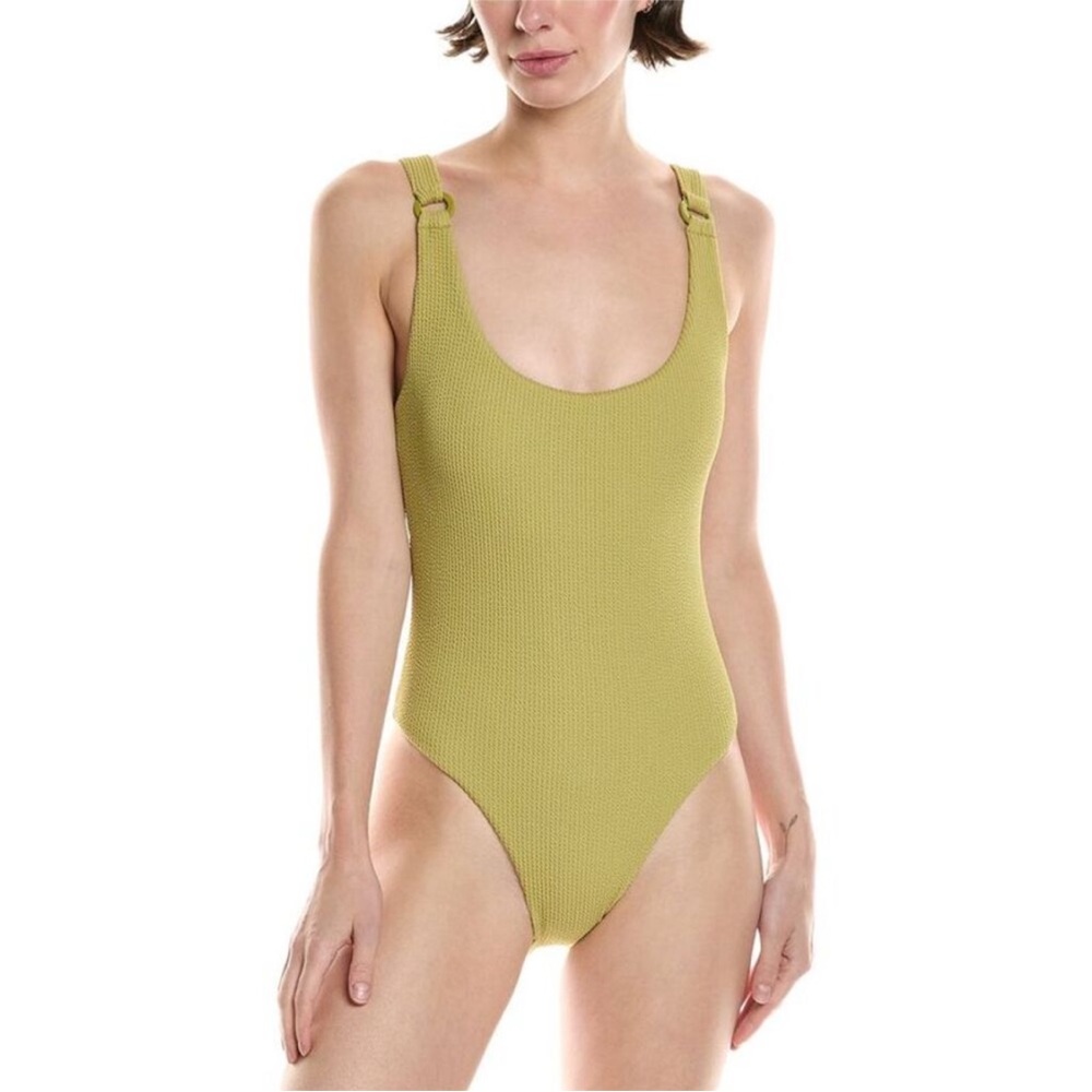 Volcom Womens So Current One-Piece, Green cheeky resort summer skimpy sz xs